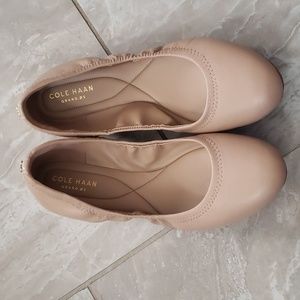Like New Cole Haan, Size 8, Nude Ballet looking Shoes